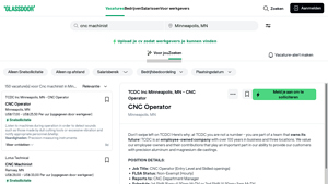 Glassdoor - CNC Operator/Machinist Position