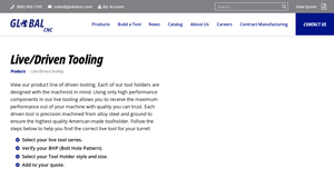 Global CNC - Precision Live Tooling Solutions