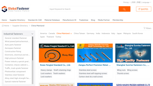 Global Fastener - Industrial Fasteners Directory