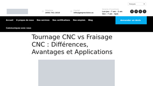 GM Precision - CNC Milling Solutions