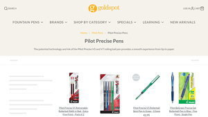 Goldspot - Pilot Precise V5 & V7 Pens
