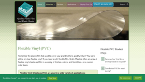 Grafix Plastics - Flexible Vinyl Sheets and Film