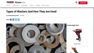Grainger - Lock Washers