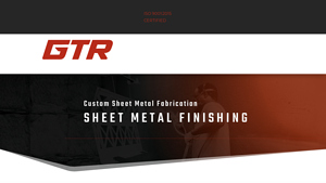 GTR Manufacturing - In-House Sheet Metal Finishing Services
