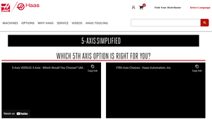 Haas Automation - 5-Axis CNC Milling Machines