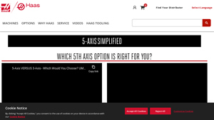 Haas CNC - Versatile 5-Axis Machining Center