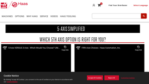 Haas Automation - 5-Axis CNC Milling Machines