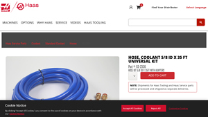 Haas - Coolant Hose Universal Kit