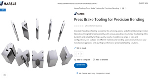 Harsle - Precision Press Brake Tooling