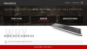 Hendrick Manufacturing - Custom Metal Solutions