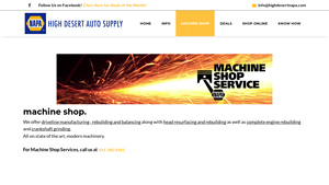 High Desert Auto Supply - Driveline Manufacturing & Engine Rebuilding