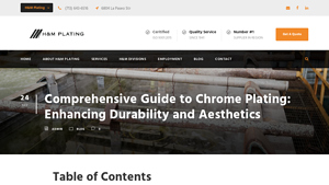 HM Plating - Chrome Plating Solutions