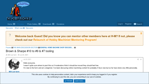 Hobby Machinist - Brown & Sharpe Tooling