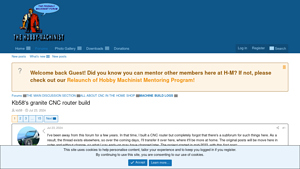 Hobby Machinist - CNC Router Build Insights