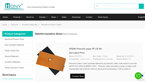 Hony Plastic - Bakelite Insulation Sheet