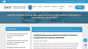 HRScrew - Precision Screw Machine Products