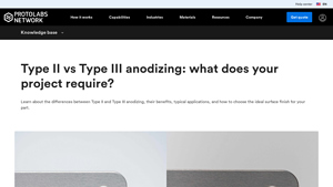 Hubs - Type II & III Anodizing Solutions