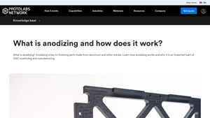 Hubs - Anodizing Services
