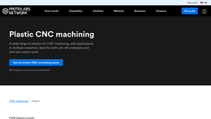 Hubs - Custom Plastic CNC Machining