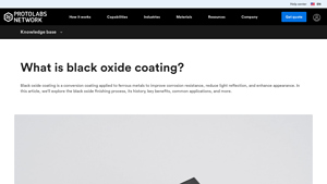 Hubs - Black Oxide Coating