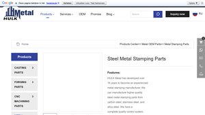 HULK Metal - Custom Steel Metal Stamping Parts