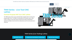 Hurco - TMM Series Live Tool CNC Lathe