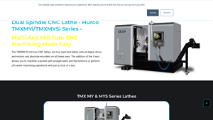 Hurco - Dual Spindle CNC Lathe