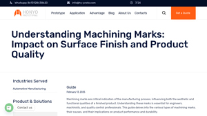 Hy-Proto - Machining Marks Guide