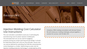 IDSys - Injection Molding Cost Estimator