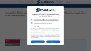 ImageToSTL - Free STL to OBJ Converter