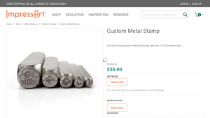 ImpressArt - Custom Metal Stamps