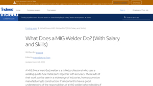Indeed - MIG Welder