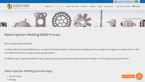 Indo-MIM - Metal Injection Molding Solutions