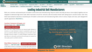 Industrial Bolts - Key Products