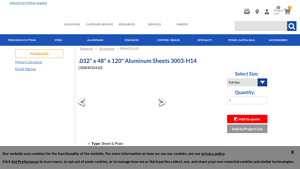 Industrial Metal Supply - Aluminum 3003 H14 Sheet & Plate