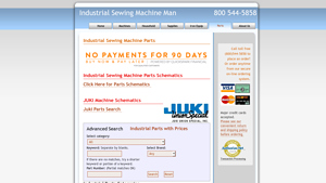 Industrial Sewing Machine - Essential Parts & Schematics