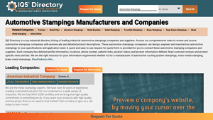 IQS Directory - Automotive Stamping Solutions