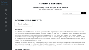 ITA Fasteners - Round Head Rivets