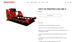 TINY - 3D PRINTED CNC MK II