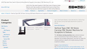 Jeesun - Vertical CNC 3D Stone Carving Router