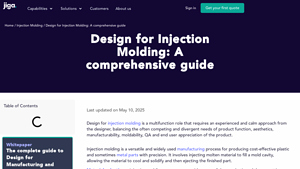 Jiga - Injection Molding Design Guide