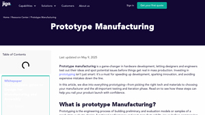 Jiga - Prototype Manufacturing Solutions