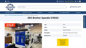 Brother - Speedio S700X2 CNC Machining Center
