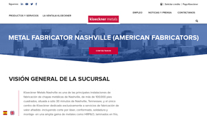 Kloeckner Metals - Fabricación de Chapas Metálicas
