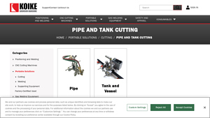 Koike - IK-72W Multi-II Pipe Profile Cutting Machine