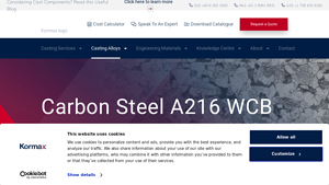 Kormax - Carbon Steel A216 WCB