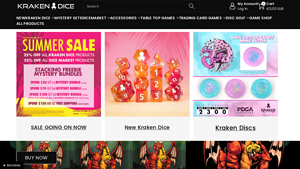 Kraken Dice - Resin & Specialty Dice Sets