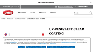 Krylon - UV-Resistant Clear Coating
