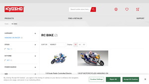 Kyosho - 1:8 Scale Electric Powered Motorcycles