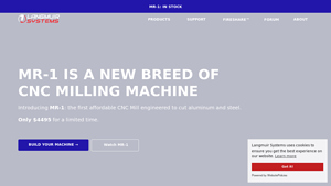 Langmuir Systems - MR-1 CNC Gantry Mill